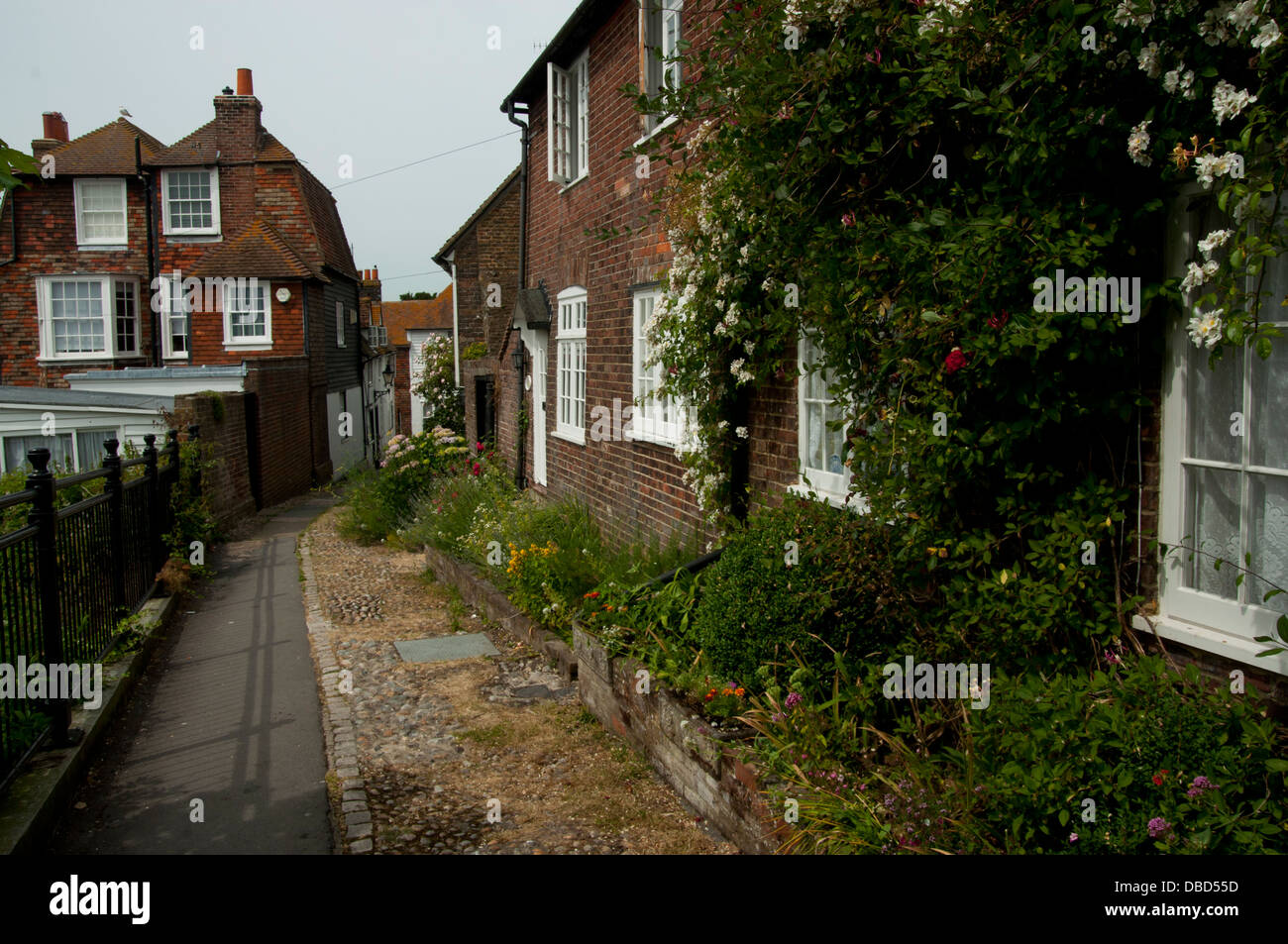 Rye east Sussex coastal cinque port ancient medieval town. traders passage Stock Photo