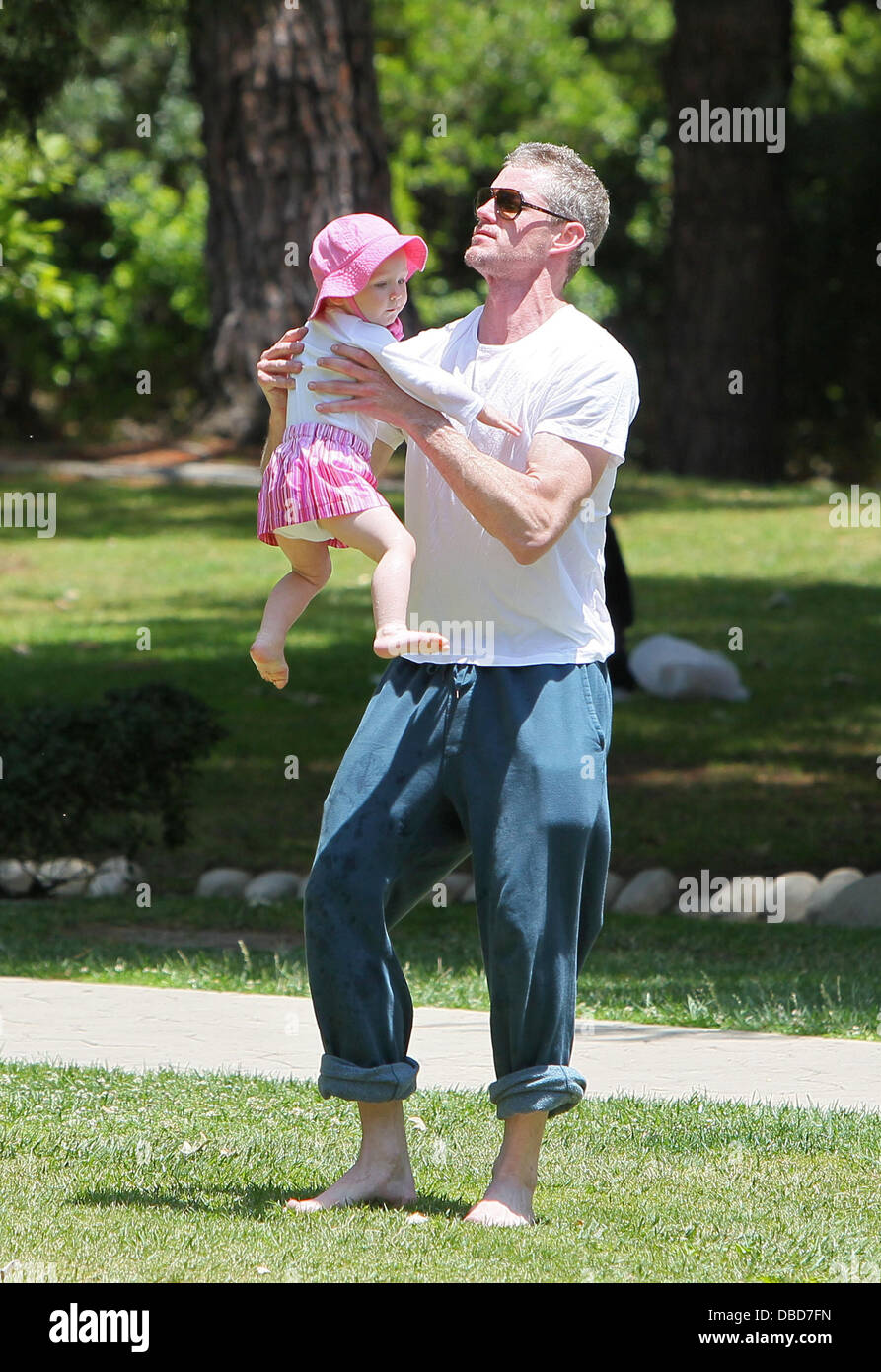 Eric Dane and his daughter Billie Beatrice Dane Rebecca Gayheart, Eric
