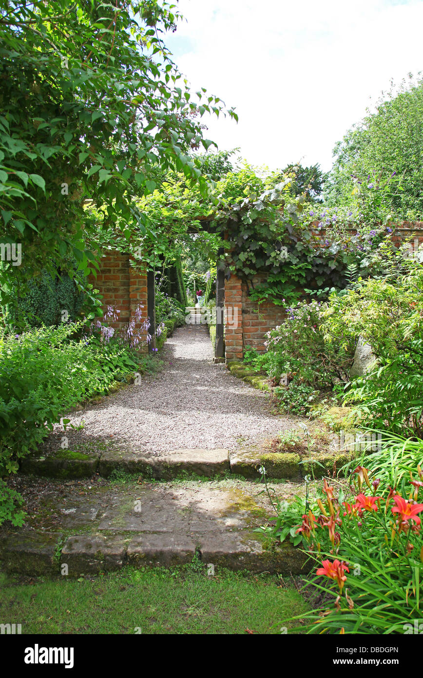 Wollerton Old Hall Gardens garden Wollerton Market Drayton Shropshire