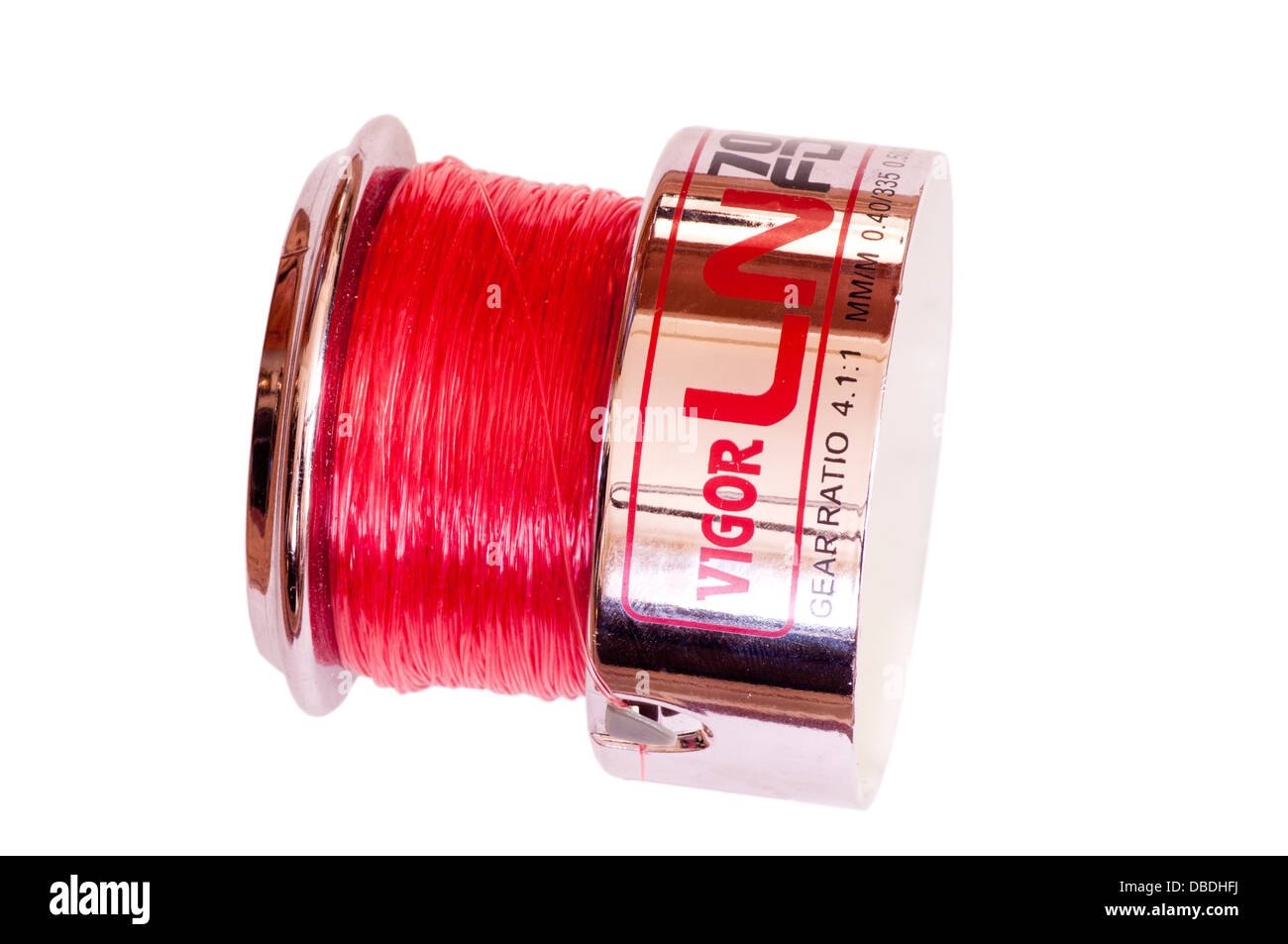 Fishing Line On A Reel Spool Stock Photo Alamy