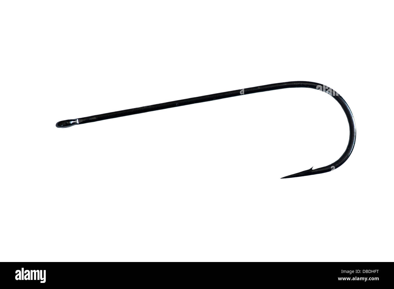 Barbed Fishing Hook Stock Photo Alamy