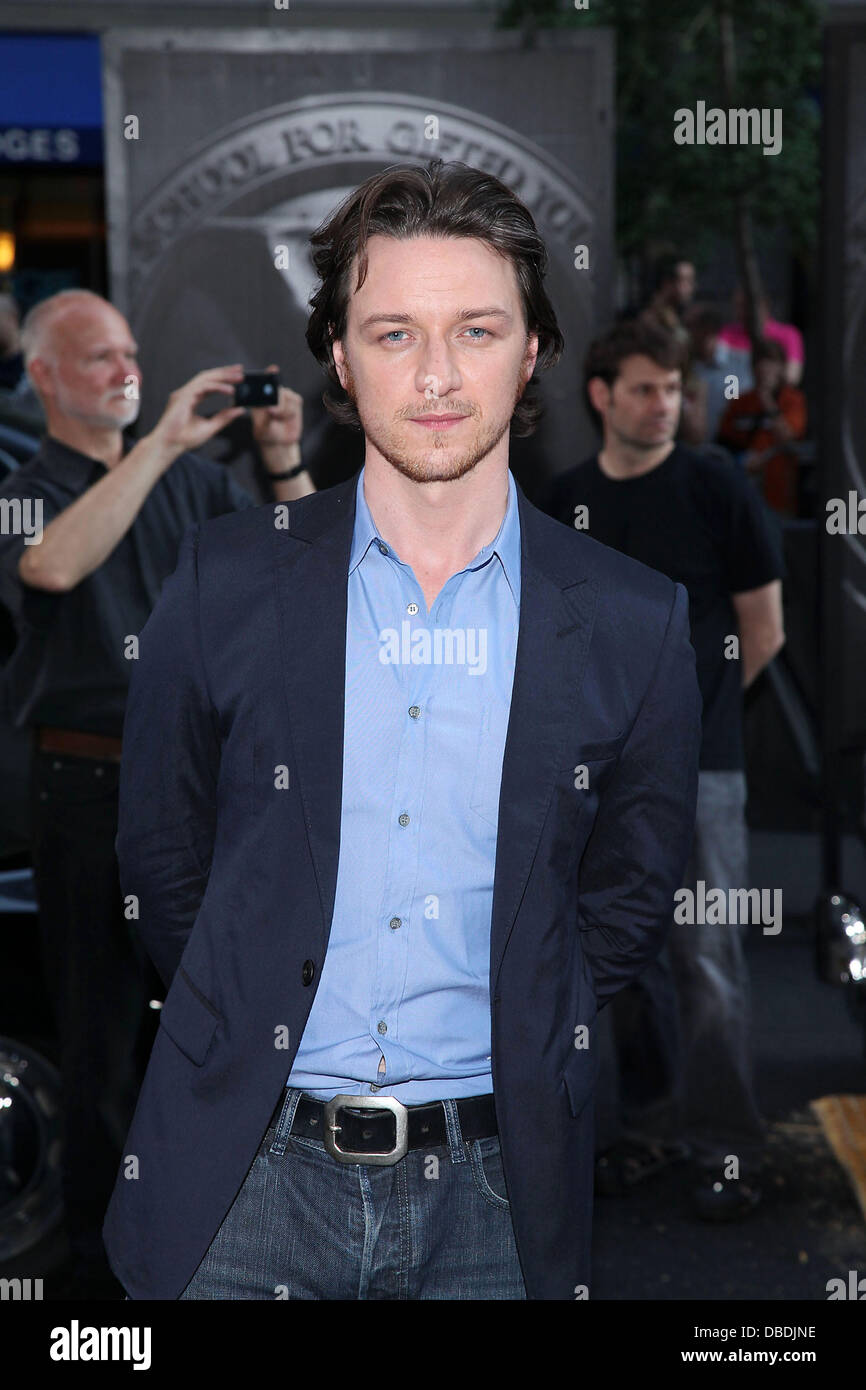 James McAvoy at the New York premiere of 'XMen First Class' held at