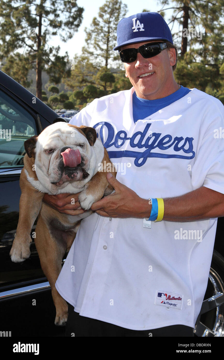 Ron Davis and Tillman the skating bulldog 2nd Annual Bark In The Park