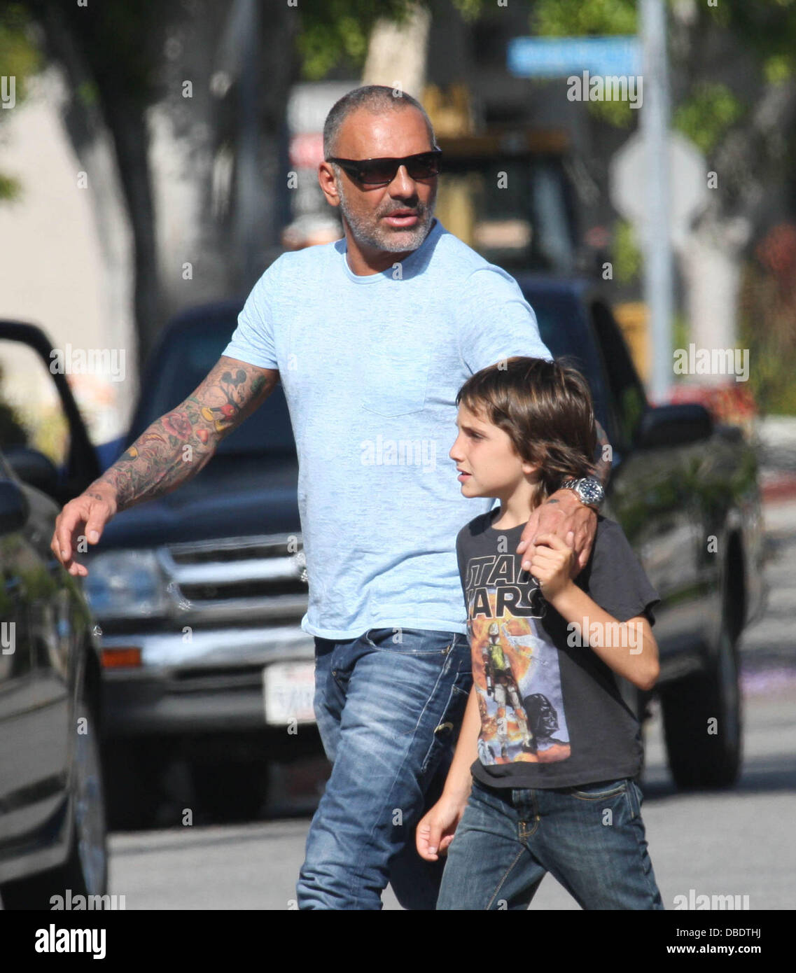 Christian Audigier takes his three sons, Dylan, Rocco and Vitto, to ...