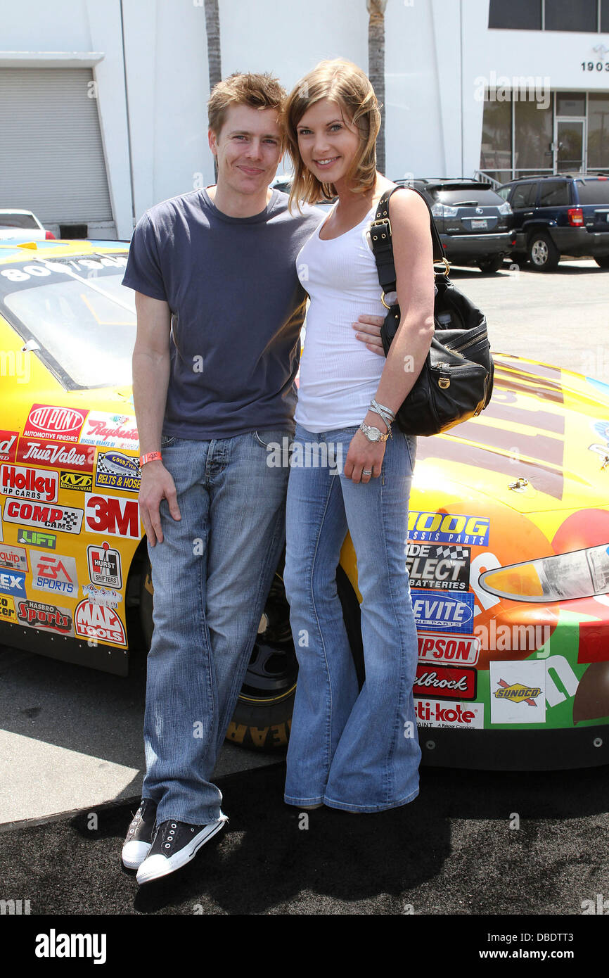Ben Hogestyn, Danica Stewart, at the Celebrity Go-Kart Tournament  benefiting the American Diabetes Association at K1 Speed Indoor Go-Kart  Racing Gardena, California - 28.05.11 Stock Photo - Alamy