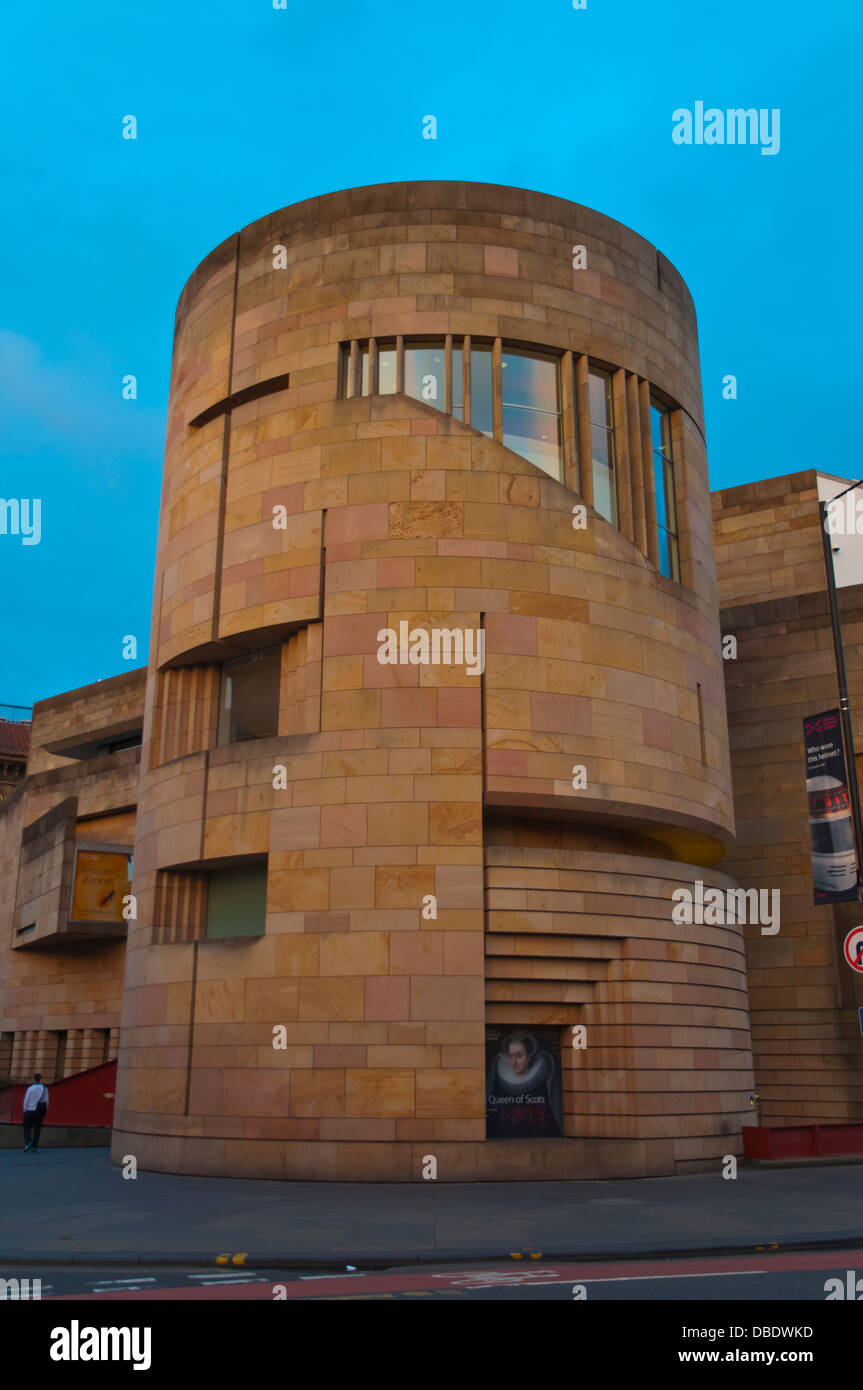 Tower restaurant exterior National Museum of Scotland old town Edinburgh Scotland Britain UK Europe Stock Photo