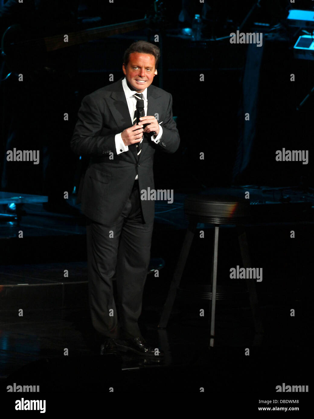 Luis Miguel performing live in concert at Prudential Center Newark, New