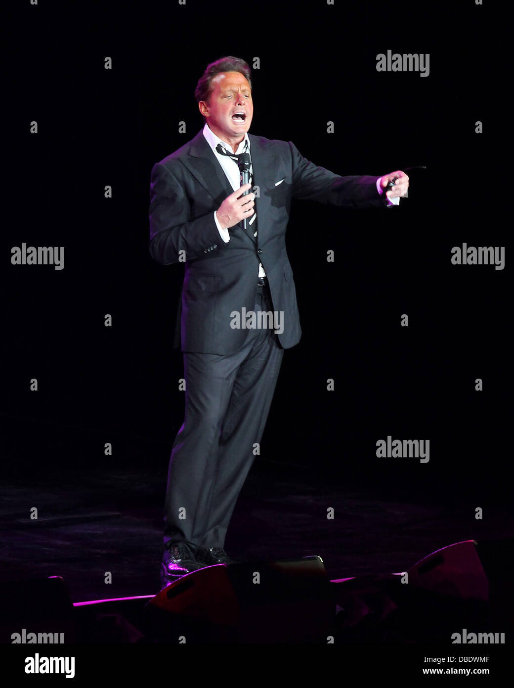 Luis Miguel performing live in concert at Prudential Center Newark, New
