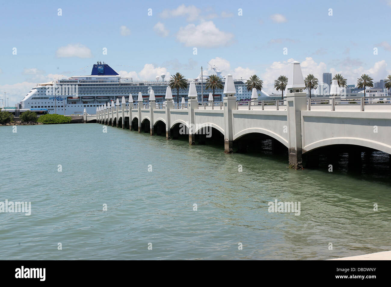 The bridge where Sean Kingston crashed his jetski, leaving the singer