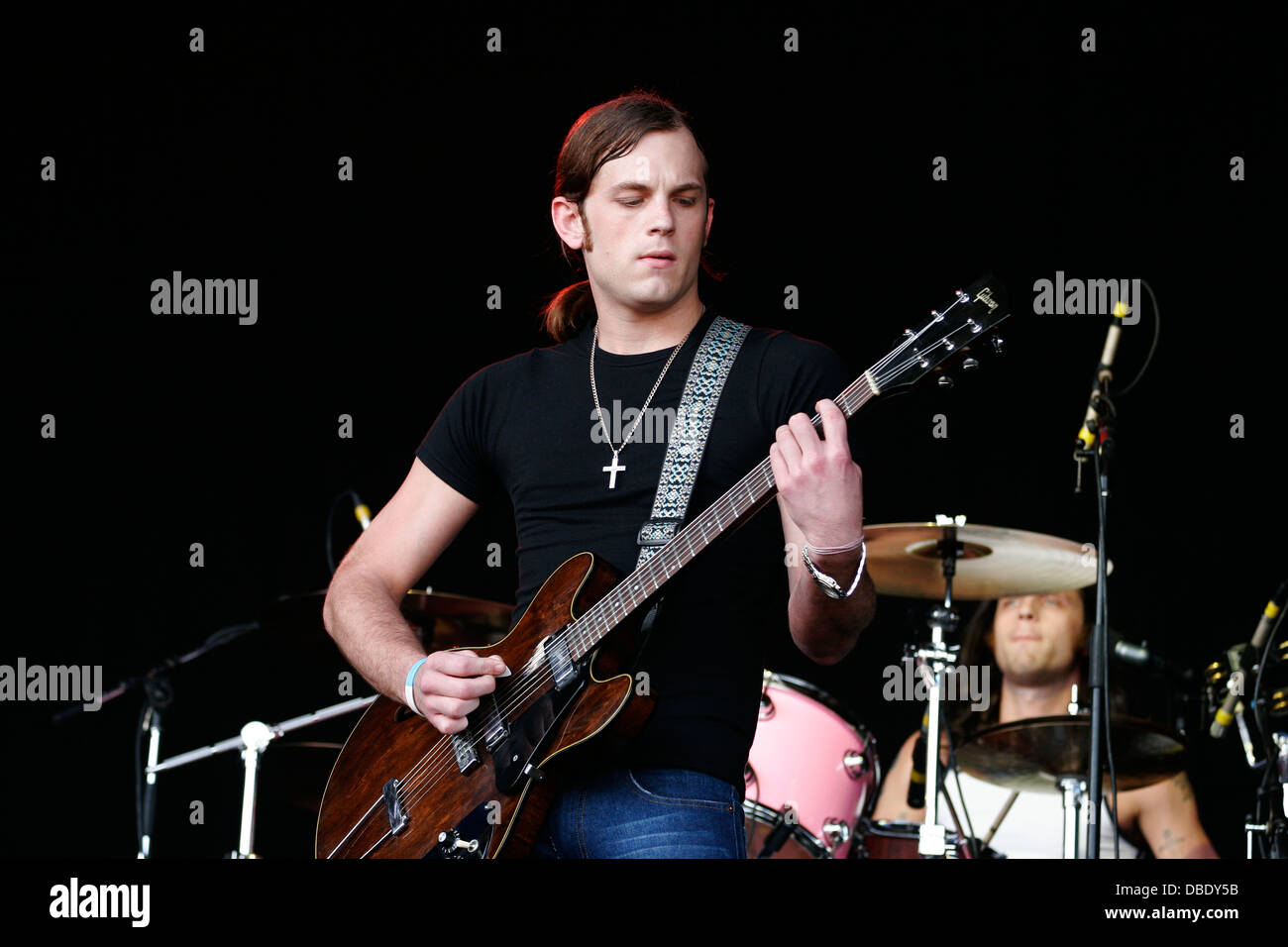 Kings of Leon performing at the Big Day Out Festival, Sydney Showground, Sydney, Australia Stock
