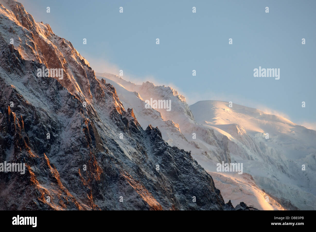 Aiguilles de Chamonix Stock Photo Alamy