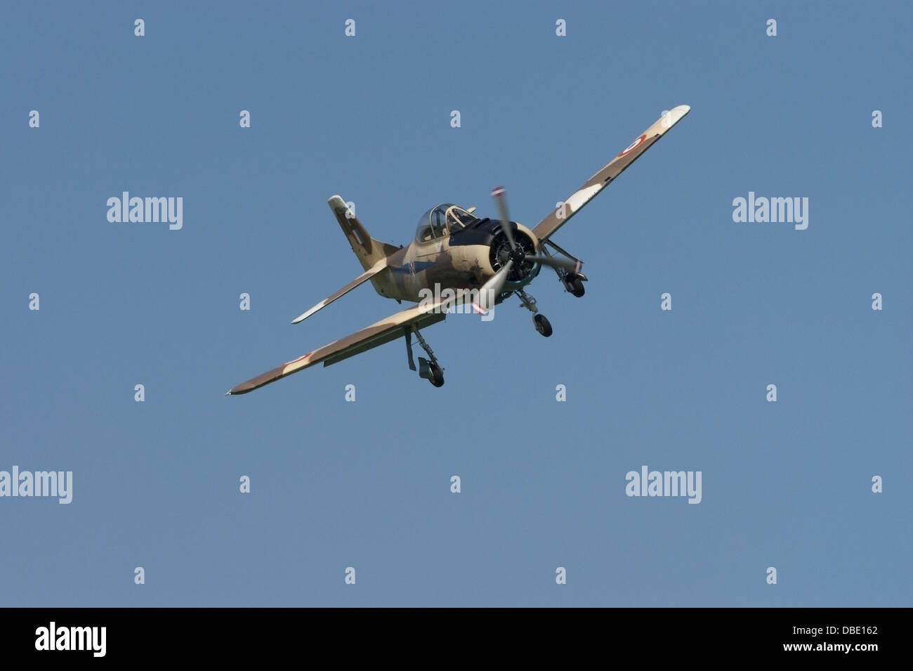 T-28 Fennec with landing gear down Stock Photo