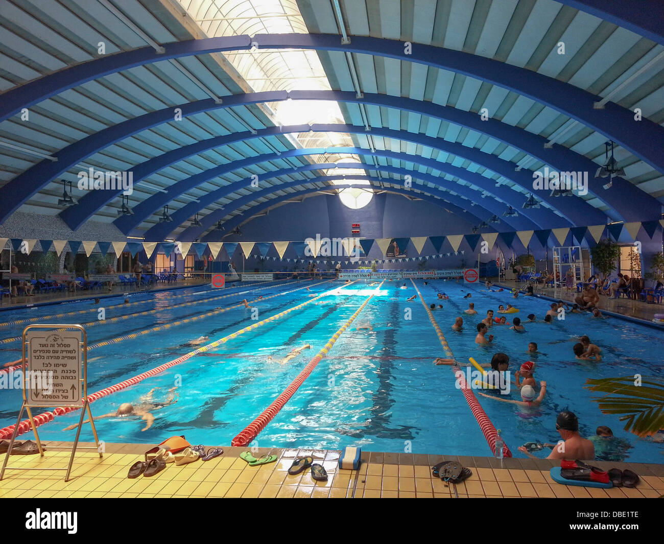 Indoor Olympic Sized Swimming Pool At The Technion Haifa Israel Stock Photo Alamy