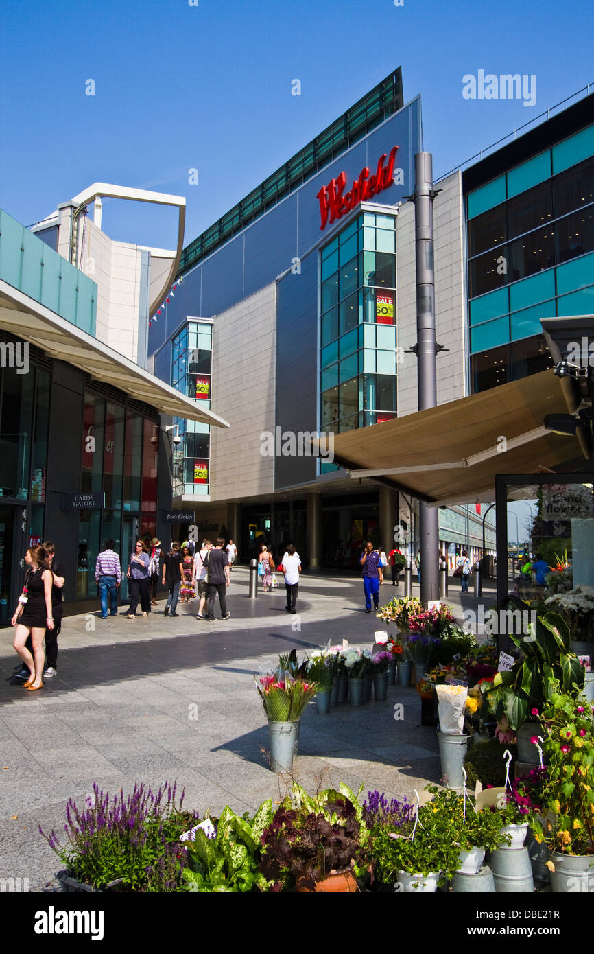 Westfield shopping centre at Shepherds Bush in the Borough of Hammersmith&Fulham, London Stock Photo