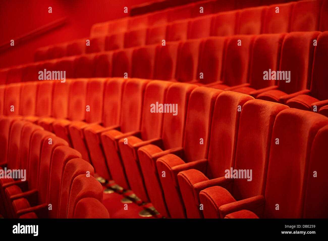 cinema seating Stock Photo