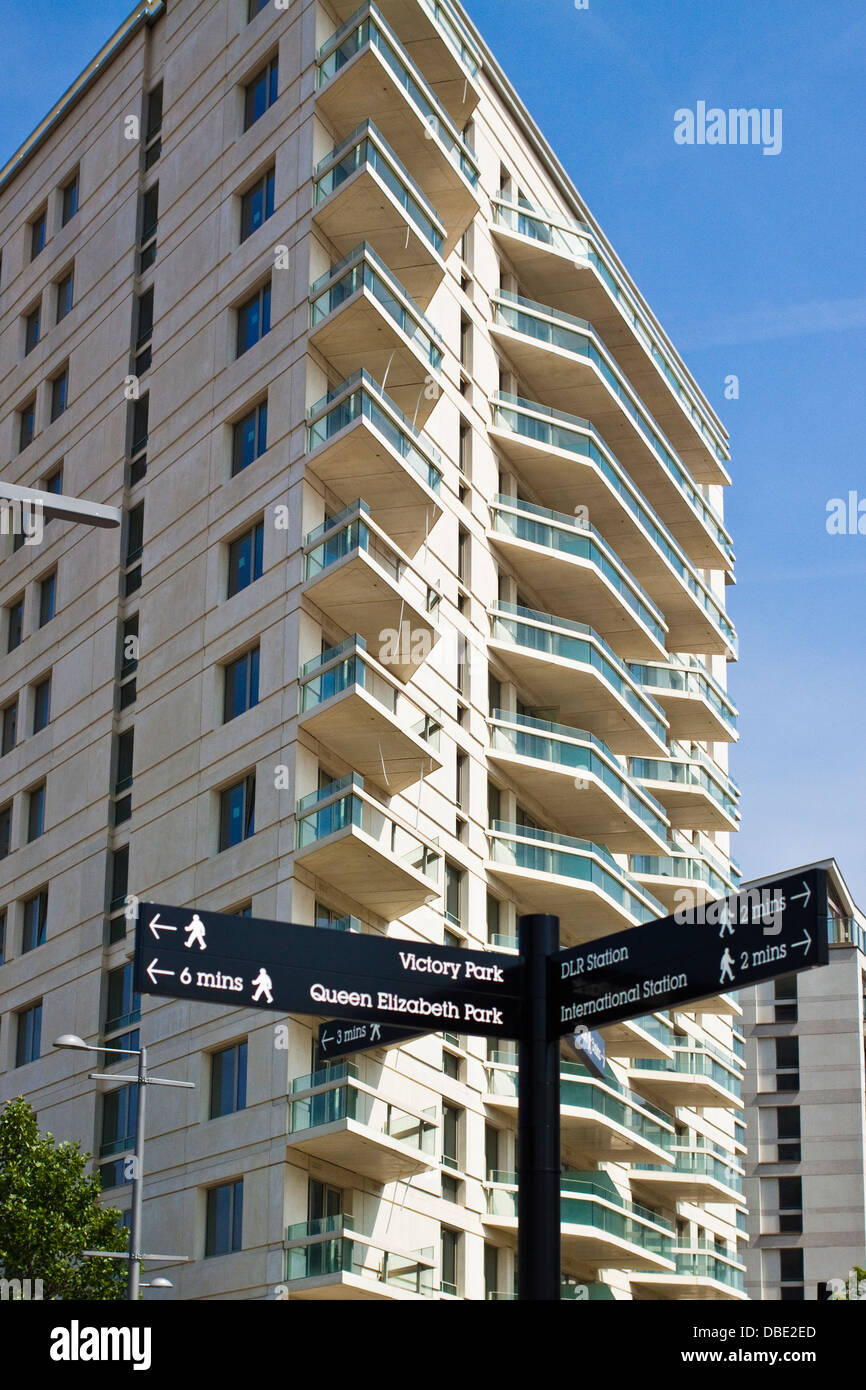 New housing development at East village E20 on the former Olympic