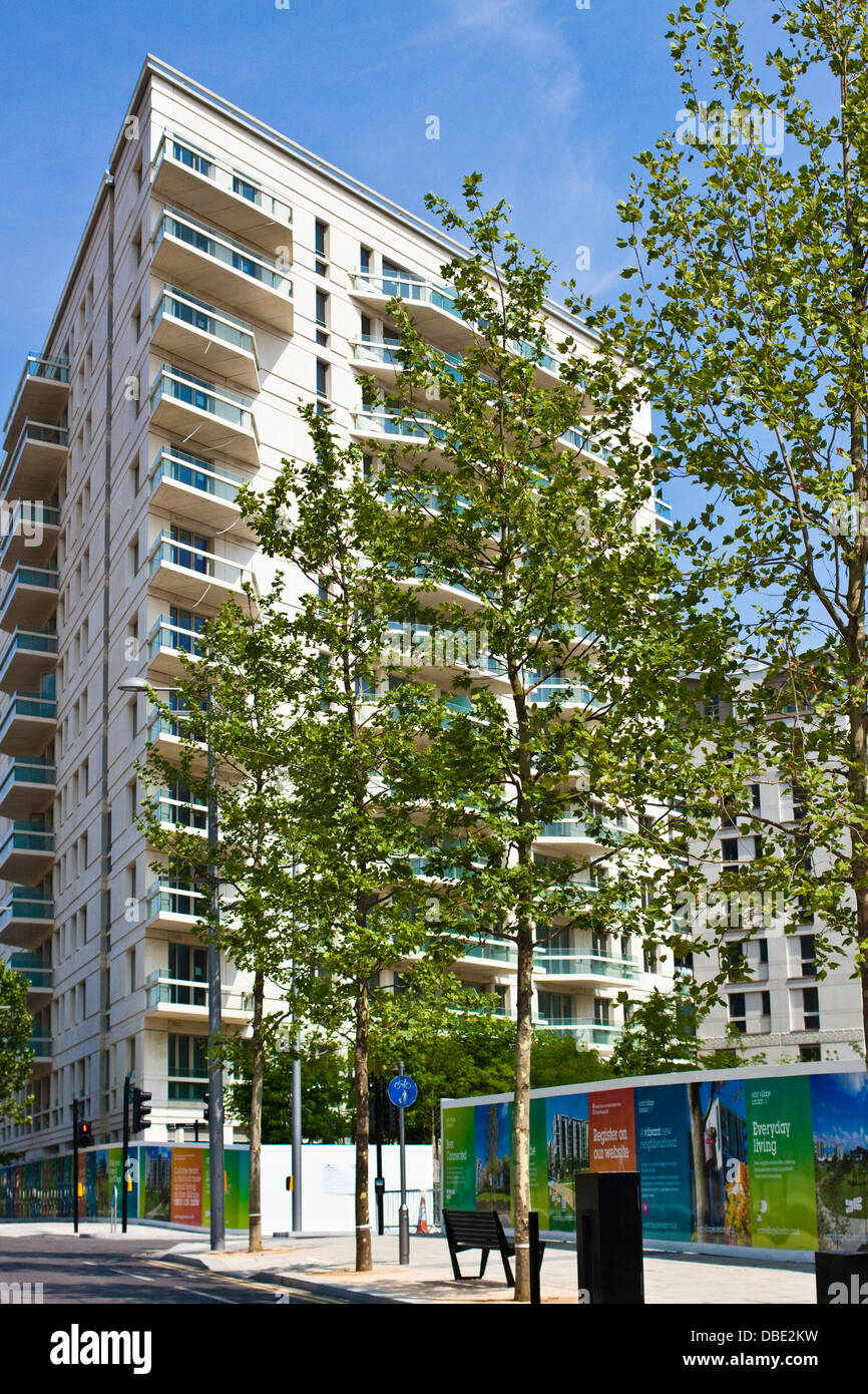 New housing development at East village E20 on the former Olympic