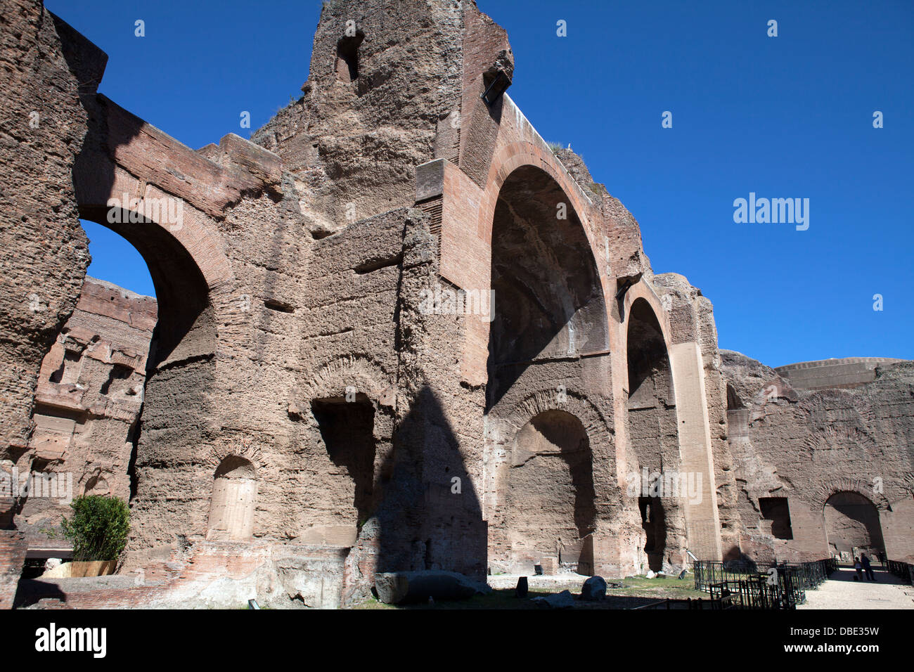 Ruins of the Baths of Caracalla. These were one of the most important