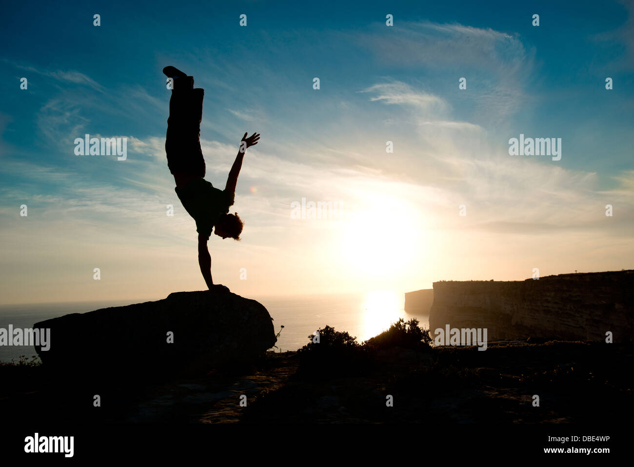 Malta Sport Climbing 2012 Stock Photo Alamy