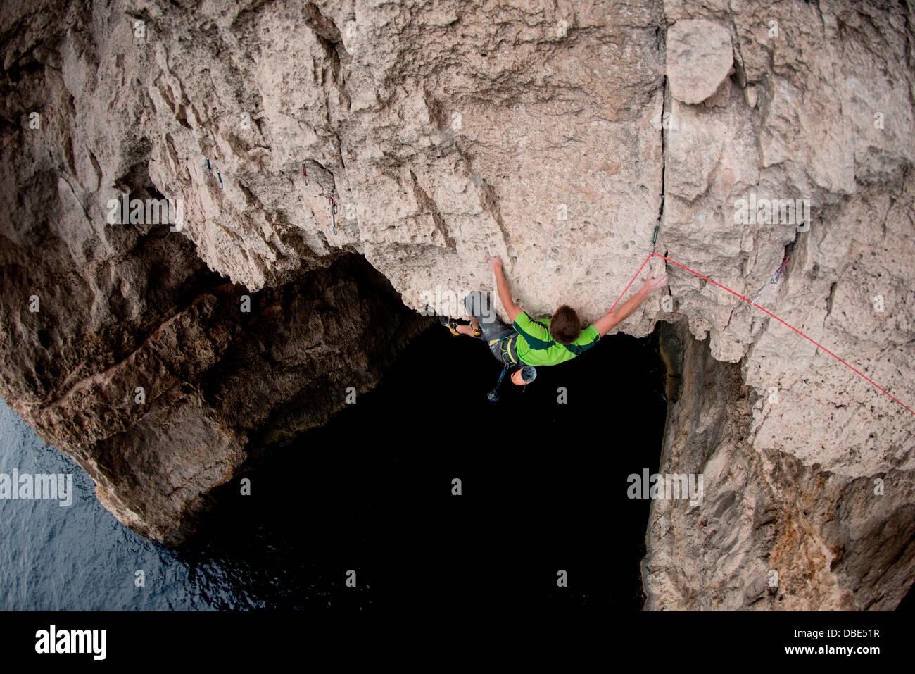 Malta Sport Climbing 2012 Stock Photo Alamy