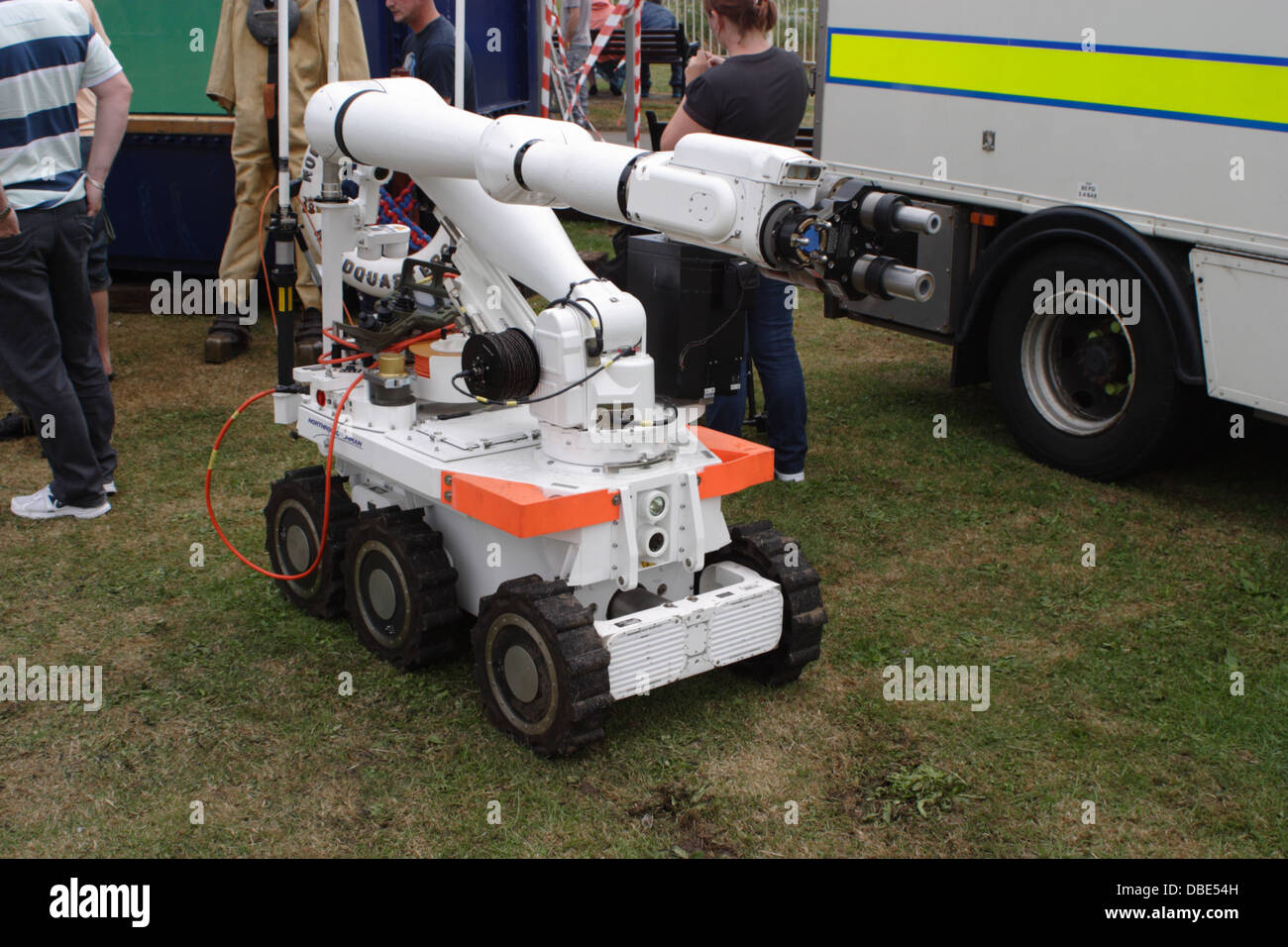 Northrop Grumman Bomb Disposal Robot, RAF Bomb Disposal equipment on  display at the 25th Anniversary Sunderland Airshow Stock Photo - Alamy