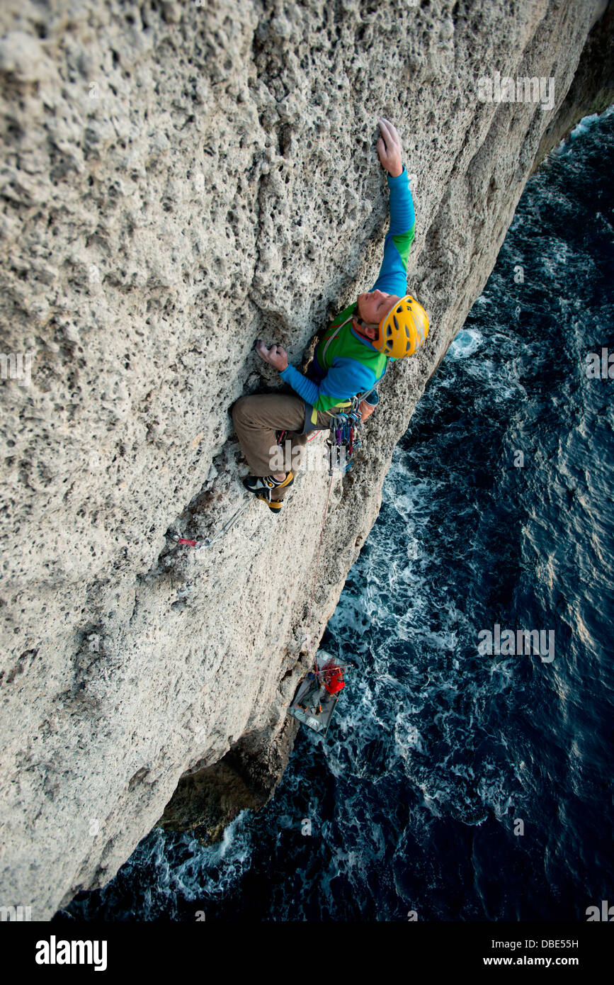 Malta Sport Climbing 2012 Stock Photo Alamy