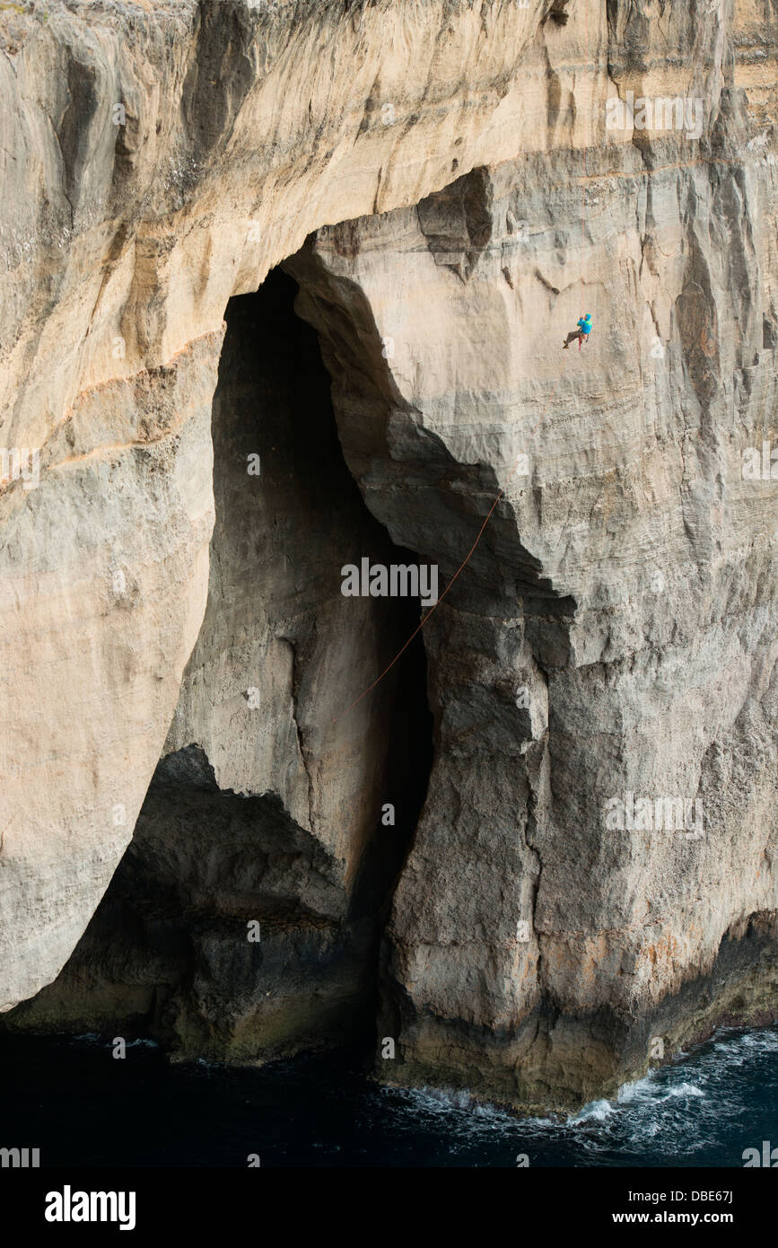 Malta Sport Climbing 2012 Stock Photo Alamy