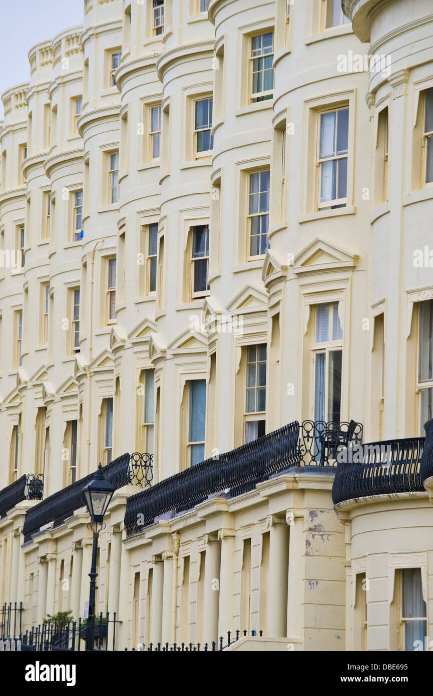 Brighton Regency Architecture Balcony High Resolution Stock Photography