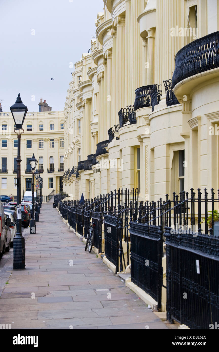 Regency architecture houses at Brunswick Square Brighton East Sussex England UK Stock Photo Alamy