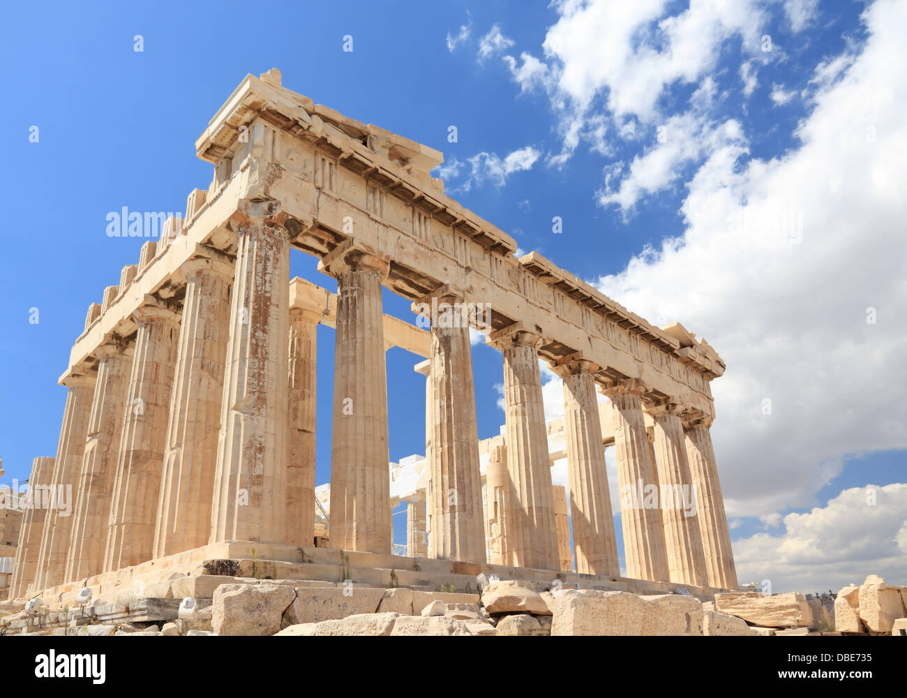 Parthenon in the Acropolis, Athens, Greece Stock Photo
