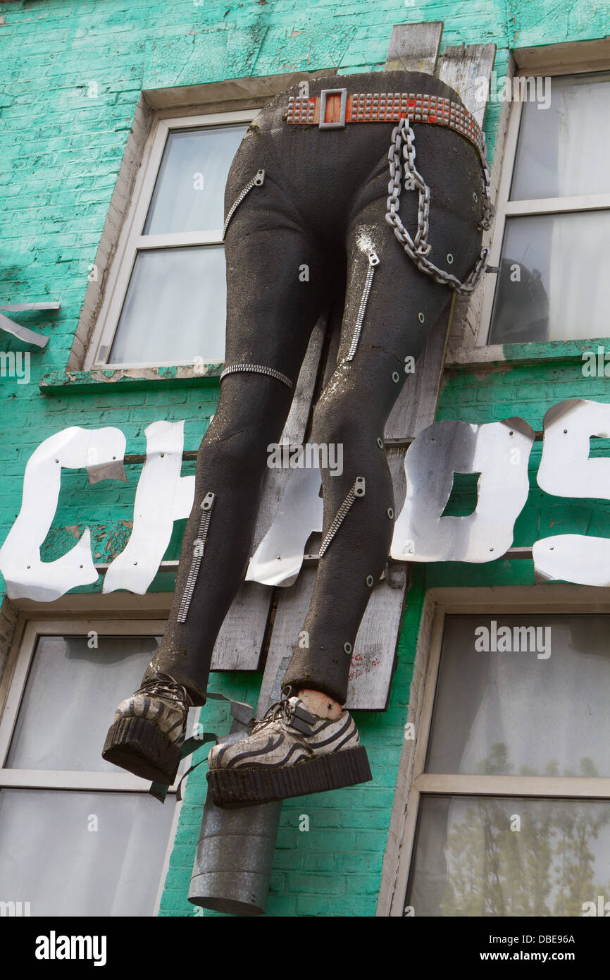 Shop decoration, Camden, North London Stock Photo Alamy