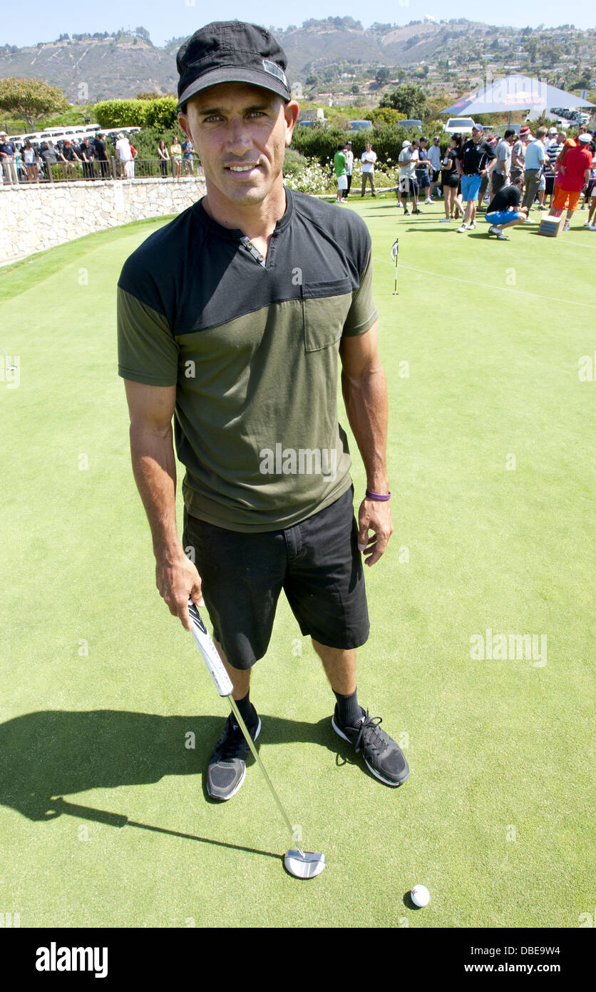 Rancho Palos Verdes, California, USA. 29th July, 2013. KELLY SLATER, 11  time World Surfing Champion came out to play the 6th Annual 2013 Ryan  Sheckler Celebrity Golf Tournament on Monday at the