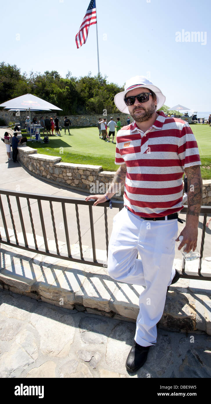 Rancho Palos Verdes, California, USA. 29th July, 2013. Actor and Restauranteur, DANNY MASTERSON, came out for the 6th Annual 2013 Ryan Sheckler Celebrity Golf Tournament on Monday morning at the Trump National Golf Club in Rancho Palos Verdes----Masterson is best well know for his work in ''That 70's Show.''.db.jpg---7/29/13--PHOTO BY DAVID BRO/ZUMA PRESS---The 6th Annual 2013 Ryan Sheckler Celebrity Golf Tournament took off on Monday morning at the Trump National Golf Club in Rancho Palos Verdes. Credit:  ZUMA Press, Inc./Alamy Live News Stock Photo
