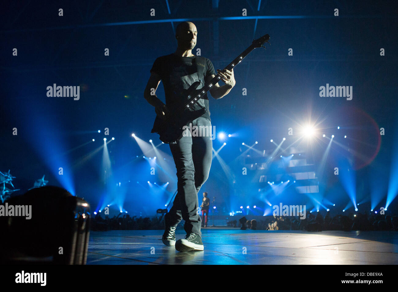 Muse live concert, Telenor Arena, Oslo, Norway Stock Photo - Alamy