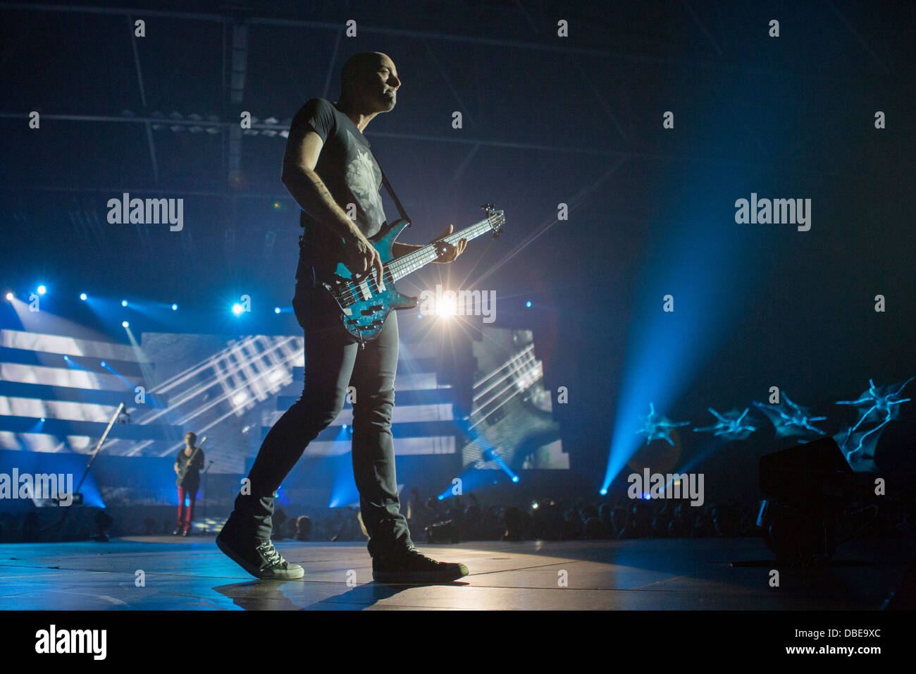 Muse live concert, Telenor Arena, Oslo, Norway Stock Photo - Alamy