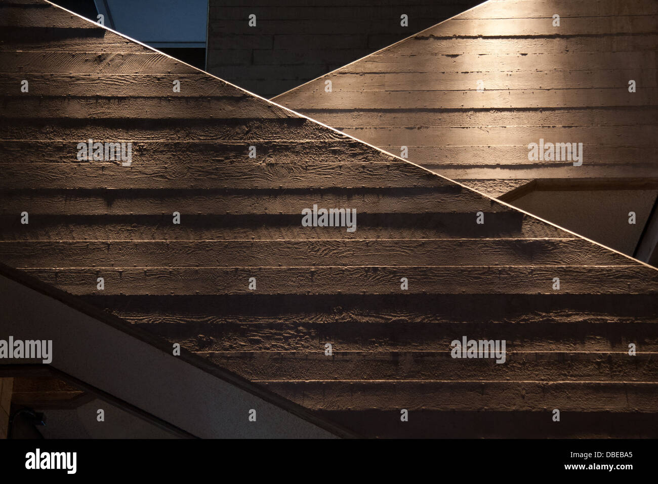 Interior of National Theatre, South Bank, London, United Kingdom Stock ...