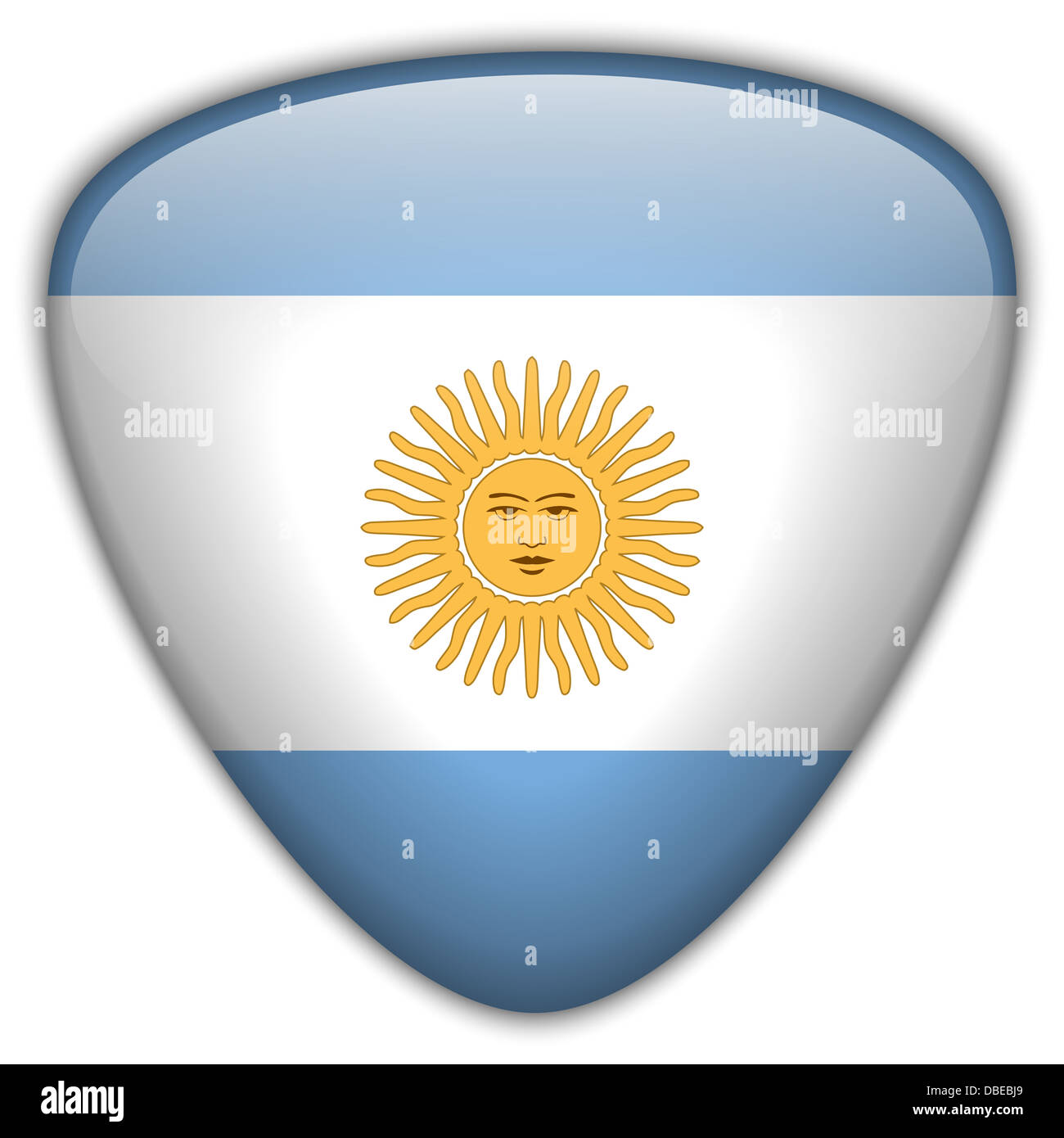 Vector - Argentina Flag Glossy Button Stock Photo - Alamy