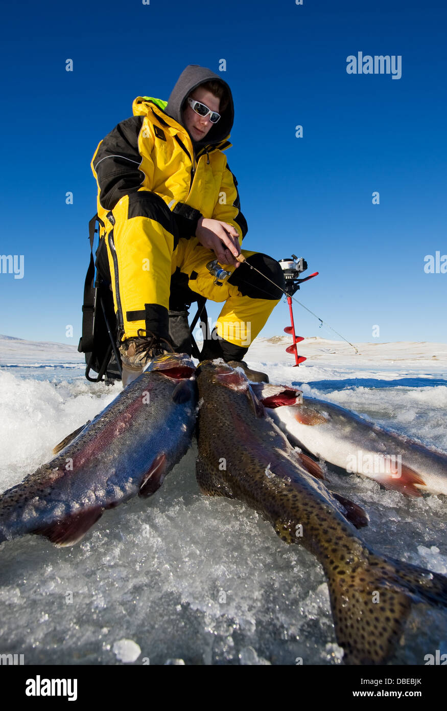 Icefishing hi-res stock photography and images - Alamy