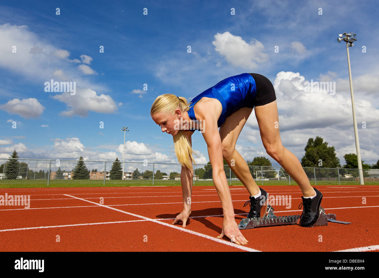 Sprint Start Blocks Stock Photos & Sprint Start Blocks Stock Images Alamy