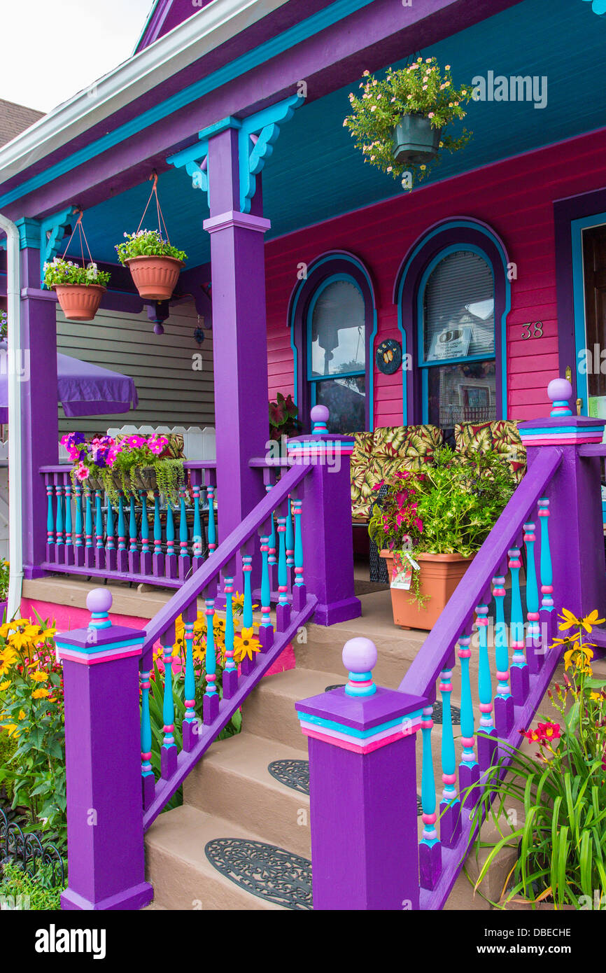 Porch in the Allentoen area part of GardenWalk Buffalo NY the largest garden tour in US and part