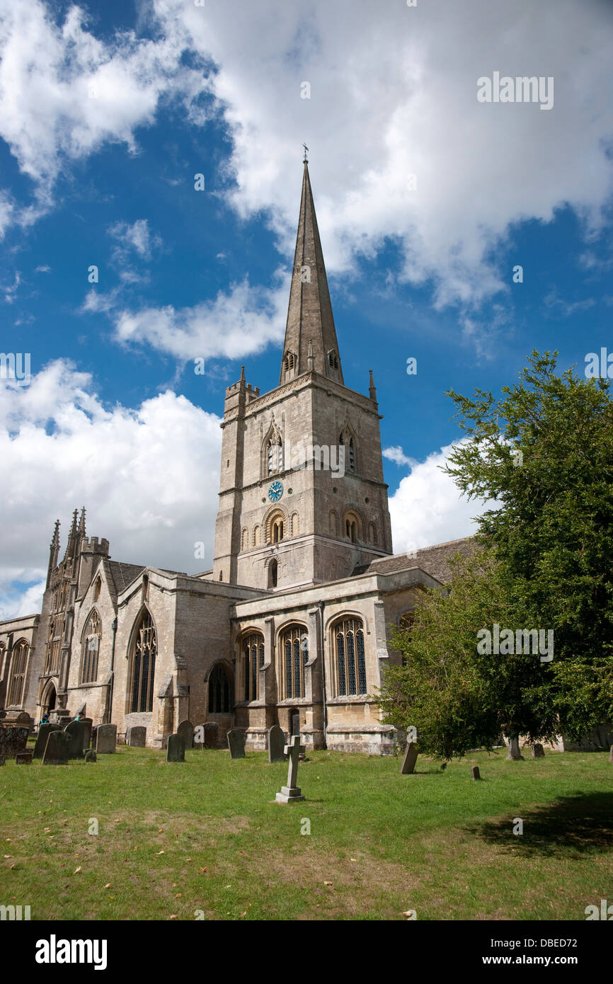 St John the Baptist Church, Burford, Oxfordshire Stock Photo