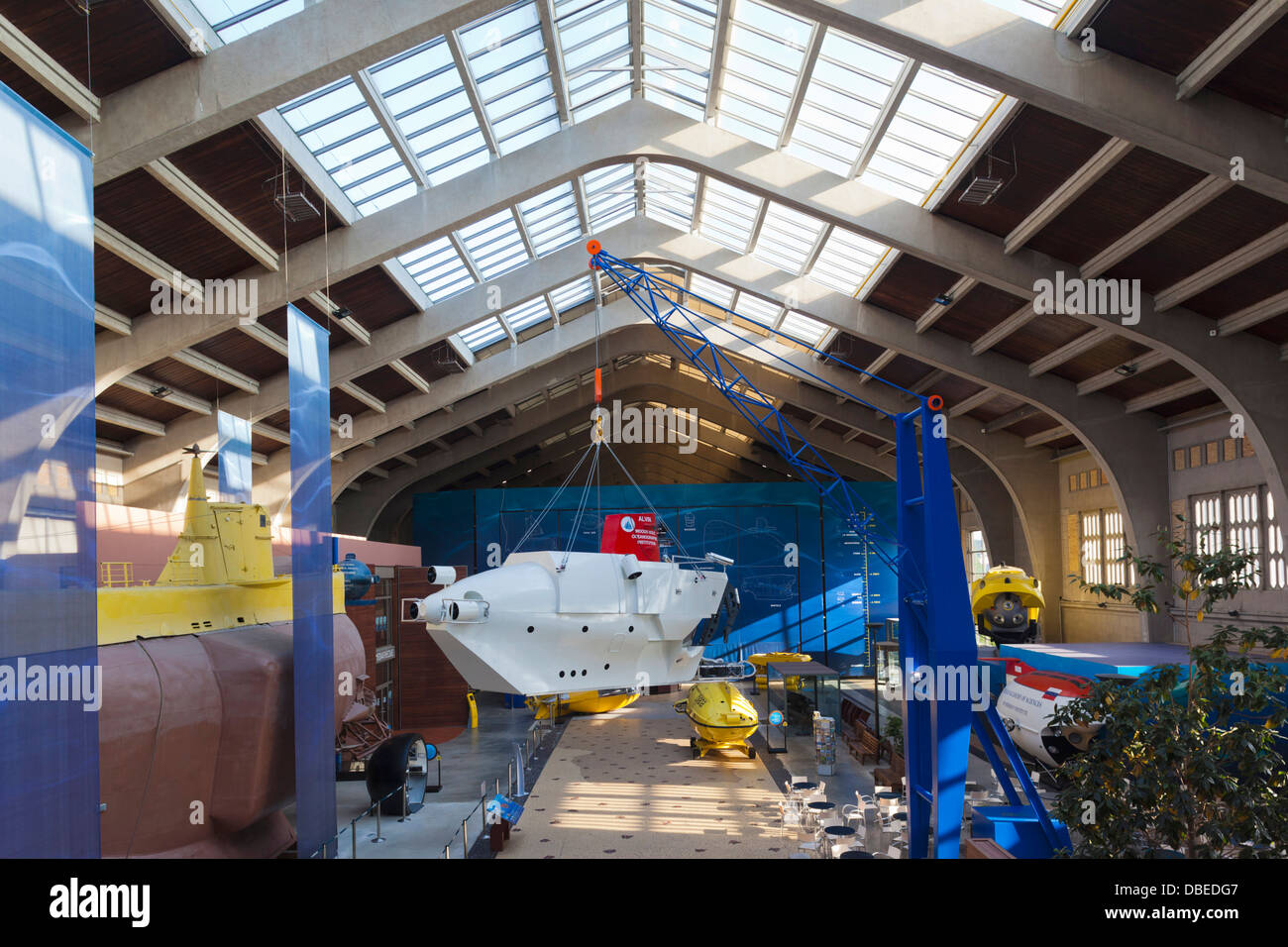 France, Normandy, CherbourgOcteville, Cite de la Mer museum, underwater research submarine France, Normandy, CherbourgOcteville, Cite de la Mer museum, underwater research submarine