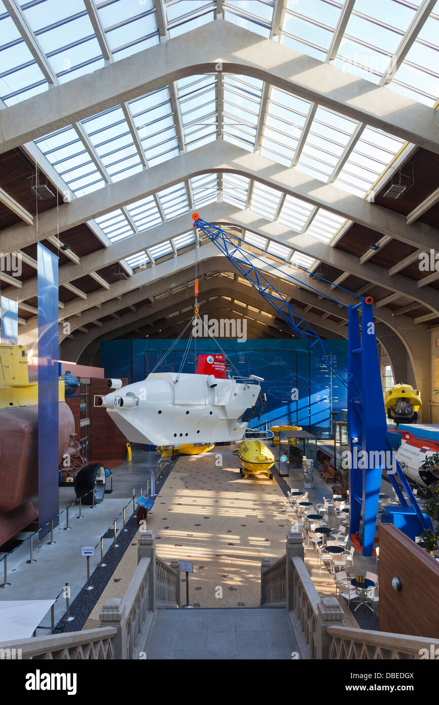France, Normandy, CherbourgOcteville, Cite de la Mer museum, underwater research submarine France, Normandy, CherbourgOcteville, Cite de la Mer museum, underwater research submarine