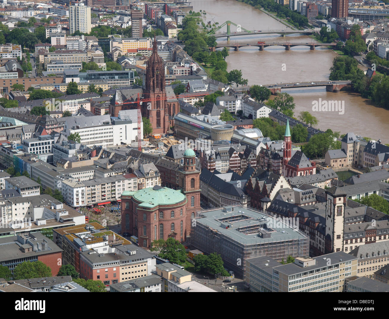 City of Frankfurt am Main in Germany Stock Photo Alamy