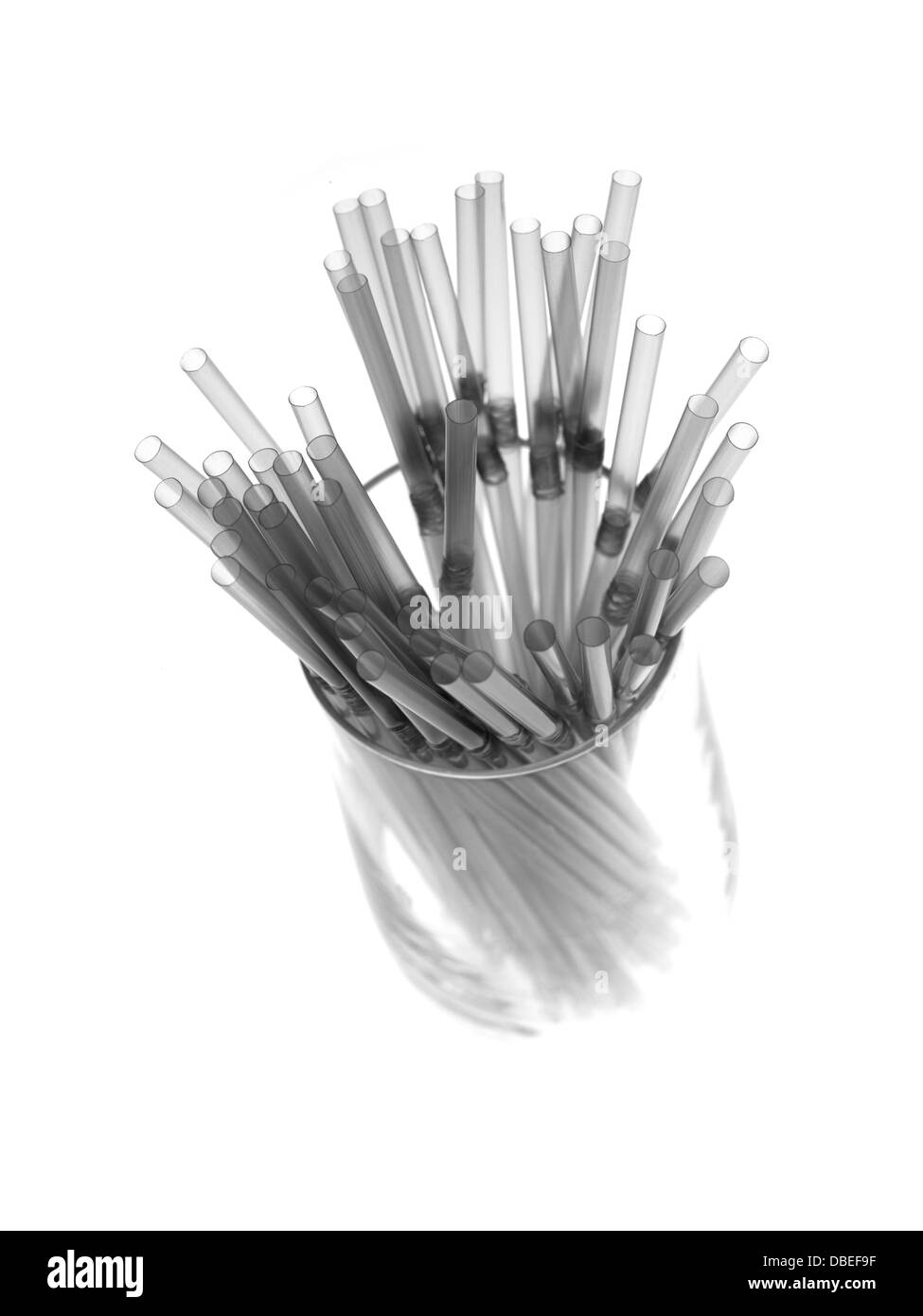 Drinking straws isloated against a white background Stock Photo Alamy