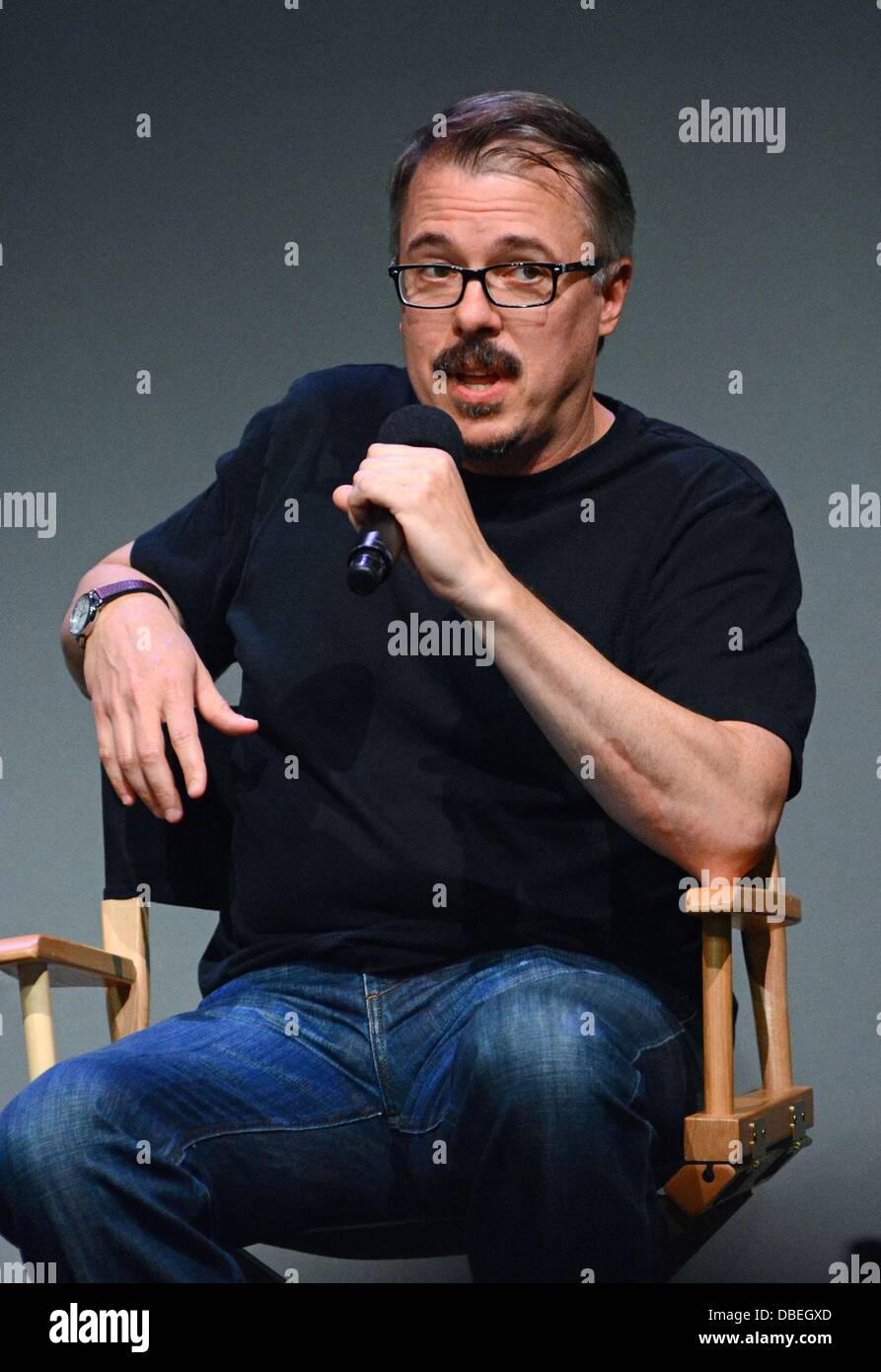 Vince gilligan meet the creator and cast hi-res stock photography and