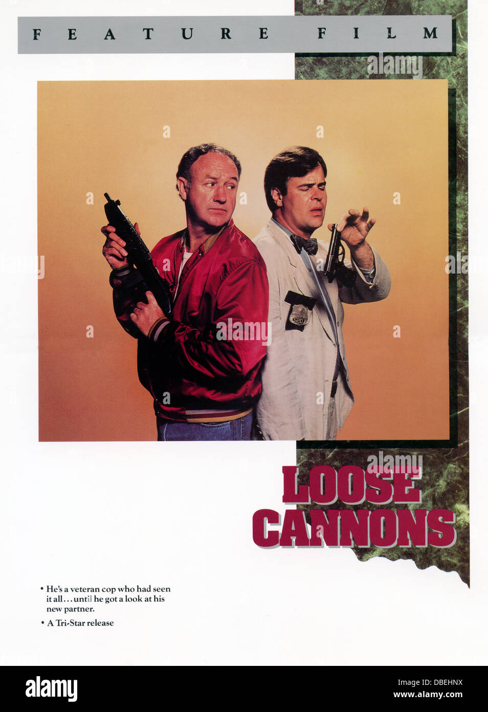 LOOSE CANNONS (1990) POSTER GENE HACKMAN, DAN AYKROYD, BOB CLARK (DIR) LSC 001 MOVIESTORE COLLECTION LTD Stock Photo