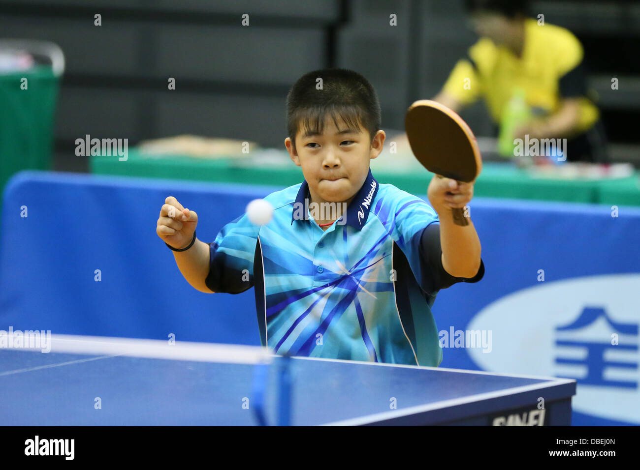 Hyogo, Japan. 28th July 2013. Table Tennis All Japan Table Tennis