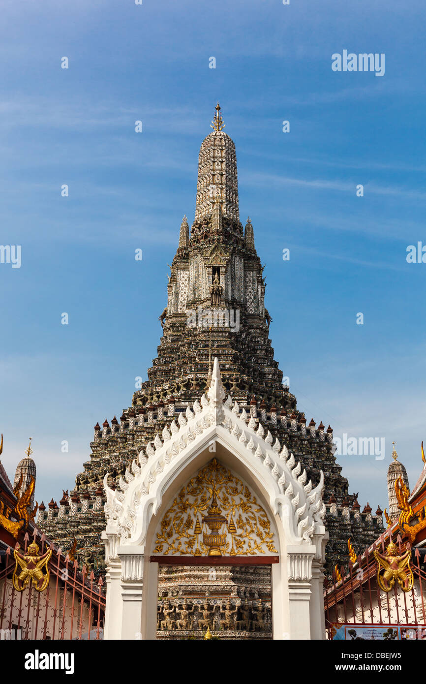 'Wat Arun' Temple in Bangkok,Thailand Stock Photo