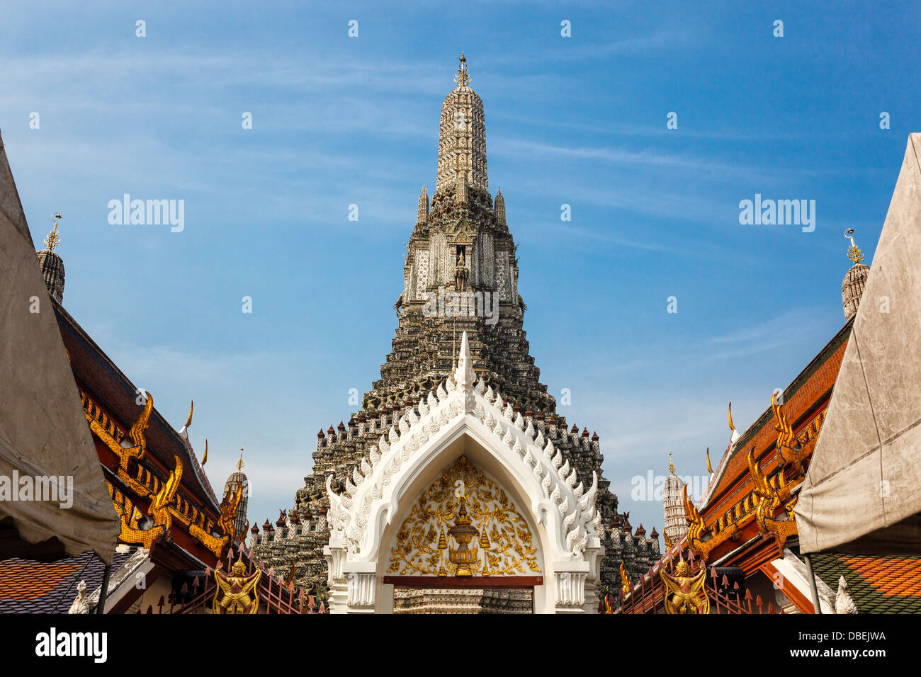 'Wat Arun' Temple in Bangkok, Thailand Stock Photo